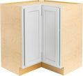 Quicklock RTA (Ready-to-Assemble) | Base Kitchen Cabinets - Shaker Style | Made in America (Pure White, 18" D x 30" W x 34.5" H Lazy Susan)