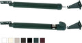Touch 'n Hold Smooth Dual Door Closer System (Green) – Heavy-Duty - Touch-Button Hold Open Feature & Smooth Closing Motion - Storm & Security Door (Medium/Heavy Weight). New Door/Replace Old Unit