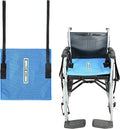 One Way Transfer Support Seat Cushion with Handles - Non-Slip Fall Prevention Pad for Elderly/Disabled Use on Wheelchairs, Chairs, Beds, and More - 17"x17"