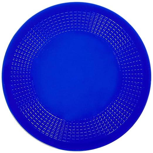 Dycem Non-Slip Mat, Blue Textured Pad, 7.5" Diameter × 1/8" Thick – Daily Living Aid for Stabilization, Gripping, and Independent Living Support