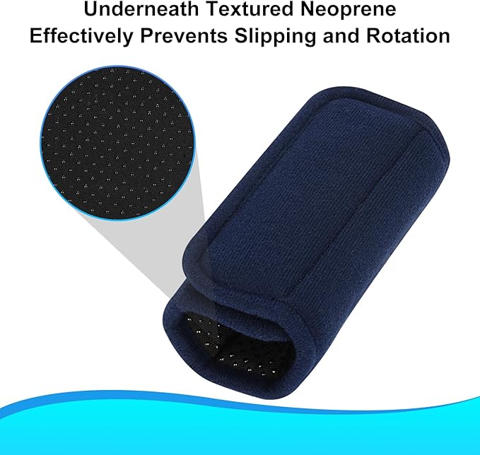 supregear Walker Grips (2 Pack), Soft Padded Hand Covers, Non-Slip Comfortable Cushion Padding for Folding Walker Handle, Moisture Wicking Mobility Accessory