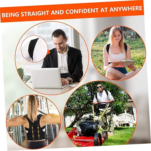 Adjustable Back Posture Corrector Brace for Men and Women Professional Spine Alignment Support for Hunchback Shoulder Relief and Posture Improvement Suitable for Office Home and