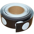 Black White Reflective Tape 2 inch Wide, Outdoor Waterproof Hazard Conspicuity Warning Industrial Marking Tape (166 feet)