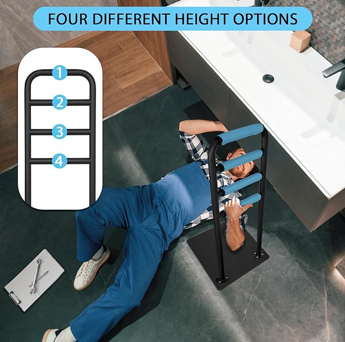 Chair & Couch Stand Assist bar, Heavy Duty Stand Assist Rail with Non-Slip Covers, Four Heights Assist Bar for Seniors, Pregnant, Adults and Other Relied On Persons