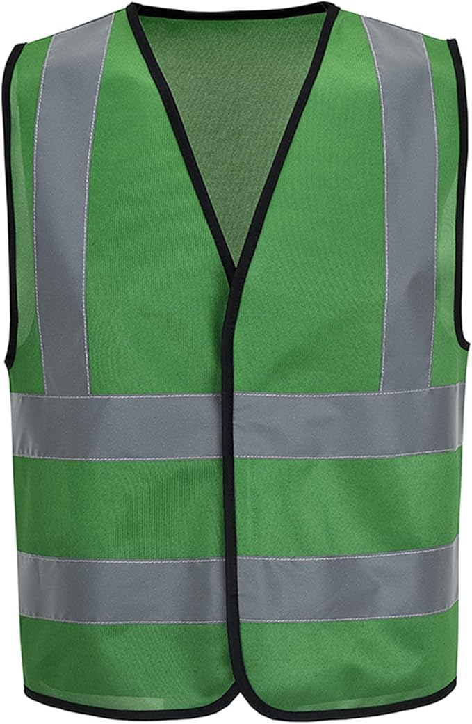 AYKRM 12 colour High visibility viz vest hi vis viz reflective work construction safety vest (XS-8XL)