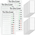 4 Pieces Chores Chart for Kids Multiple Kids - Reusable to Do List with Detachable Cardstock, Sliding Routine Chart, Daily Schedule, and Checklist Board