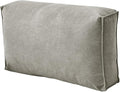 Reading Pillow, 31.5x17.7x4.7 Chenille Rectangular Back Pillow Soft Elastic Lumbar Support Cushions for Bedside, Sofa, Car, Bay Windows, Grey