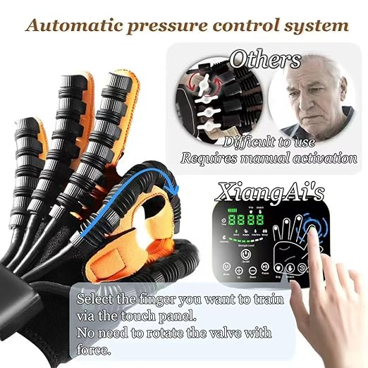 Upgraded 6th Generation Hand Rehabilitation Robot Gloves For Cerebral Palsy, Robotic Glove For Stroke Recovery, Hand Rehabilitation Equipment.