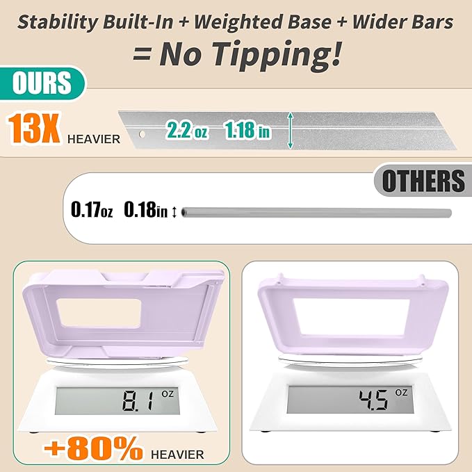3 Pack Bathroom Organizers and Storage - Multi-Purpose,2-Tier Clear Pull Out Organization for Bathroom,Under Sink,Kitchen,Vanity,Countertop,Cabinet,Pantry & Medicine Cabinet,Pink