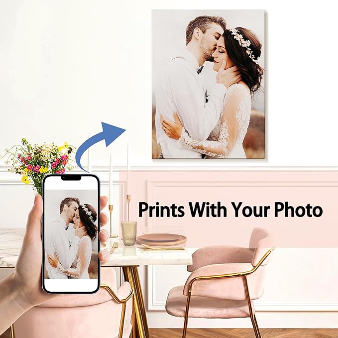 Canvas Prints with Your Photos (Framed 11x14) Personalized Canvas Pictures for Wall Art Digitally Customized Prints with Your Photo Custom Photo Gifts for Home Decor Print Photos Service from Amazon