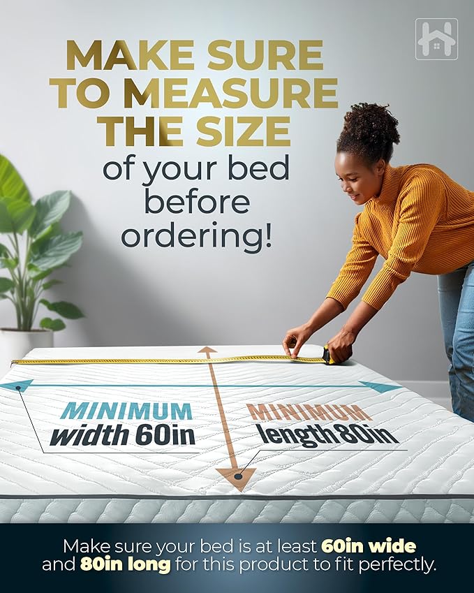 Premium 10mm Queen Size Bunkie Board (60" x 80") – Slim Low-Profile Mattress Support – Quiet, Moisture-Resistant, Lightweight Bed Board for Platform & Slatted Frames