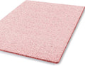 godehone Shower Mats Non Slip Without Suction Cups, PVC Loofah Bathroom Mats, Loofah Mats for Shower and Bathroom, Quick Drying, 23.6× 34.6 Inch, Pink