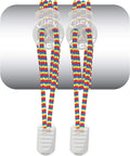 Lock Laces - Elastic No Tie Shoelaces 1 Size Fits All for Kids Adults Tieless Shoe Laces Tennis Shoes Sneakers