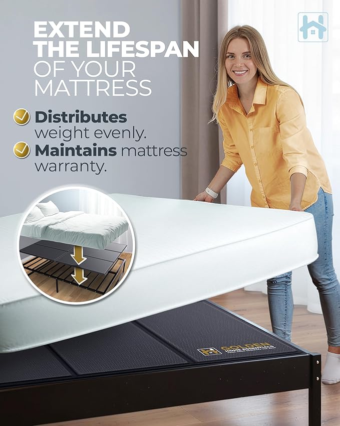 Premium 10mm King Size Bunkie Board (76" x 80") – Slim Low-Profile Mattress Support – Quiet, Moisture-Resistant, Lightweight Bed Board for Platform & Slatted Frames