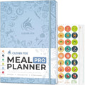 Clever Fox Meal Planner PRO – Weekly Meal Prep Journal with Grocery List & Weigh Loss Tracker – Diet, Fitness & Welness Log Book – Nutrition Diary Notebook – Lasts 12 Months, 7x10” (Light Blue)