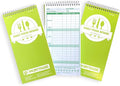 Portage Food Diet Journal - Notebook for Daily Food Intake with Template to Track Calories, a Diet Diary, Meal Tracker – 4 x 8 Inches, 70 Sheets, 140 Pages, (Pack of 3)
