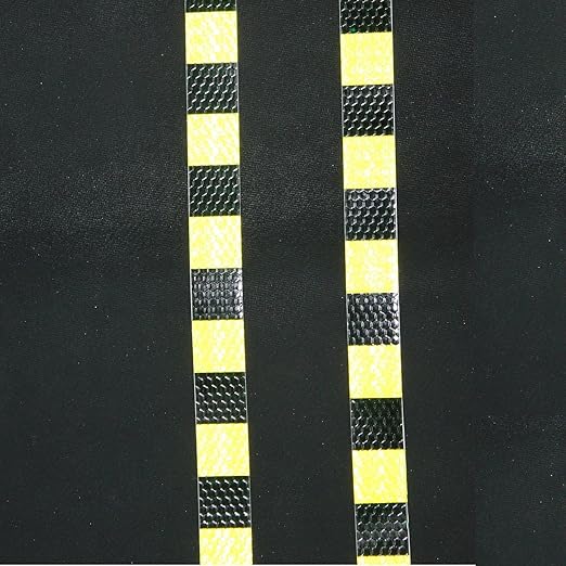 Reflective Tape Outdoor Waterproof 1 inch X 66 feet, High Visibility Hazard Conspicuity Warning Safety Industrial Marking Tape