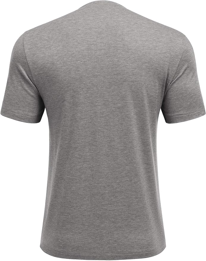 Deyeek Shoulder Post Surgery Recovery Shirts for Men Full Tear Away Short Sleeve T Shirt Adaptive Chemo Clothing