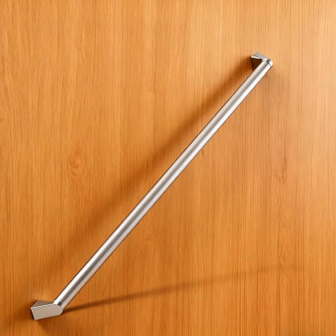 6 FT Handrails for Indoor Stairs,Railings，Outdoor Stairs Handrail，Modern Aluminum Handrail Set, Wall Mounted，Wall Return Bracket More Safety, Rust Free. (Anodized Silver, 6 FT- （Two Joined Pieces）)