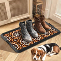 Rubber Boot Tray,Non-Slip Boot Mat with Lip,Waterproof Shoe Tray,Indoor Outdoor Multi Use Catch All Trays,Cleaning Mat for Entryway,Pets Garden,Mudroom,Garage