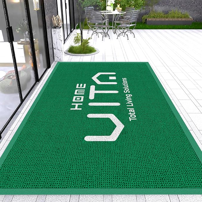 Custom Floor Mat with Any Logo Size Color Shape Pattern Entryway Area Rug Welcome Doormat Non-Slip for Business Indoor/Outdoor Washable Entrance Mat Durable Wear Resistance