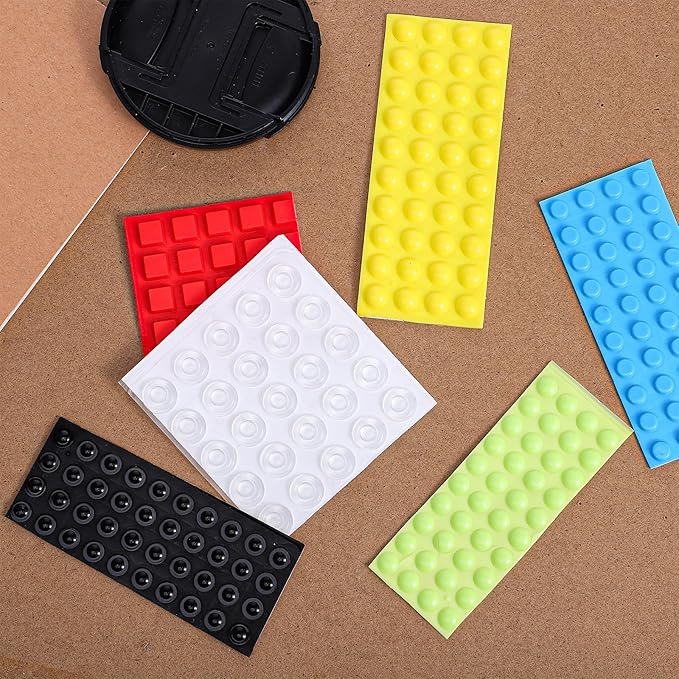 210pcs Bump Dots for Visually Impaired Assorted Styles Braille Stickers Low Vision Aids Adhesive Tactile Sticker Raised Tactile Dot Silicone Braille Gadget for Multiple Color Size Shape Blind Elderly