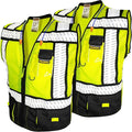 KwikSafety - SHERIFF & SPECIALIST Safety Vest [Multi-Use Pockets] Class 2 Reflective Vest ANSI OSHA Safety Vest for Men