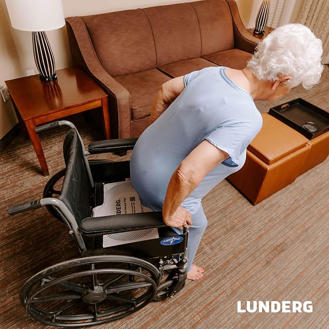 Lunderg Chair Alarm Wireless Sensor Pad - ADD-ON / Replacement - Pager NOT Included - Works with Early-Alert Bed Alarms - Fall Prevention for Elderly Dementia Patients