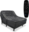 iDealBed iQ5 Luxury Hybrid Mattress and Adjustable Bed Sleep System, Pressure Relief Sleep, Zero Gravity, Anti-Snore, Custom Comfort Positions (Queen, Luxury Firm (Medium Firm) + 4i Custom)