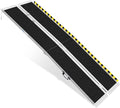8FT Portable Wheelchair Ramp, Non-Slip Aluminum Folding Handicap Ramp, Ramps for Wheelchairs for Home with Handle, Wheelchair Ramps for Home Steps/Stairs/Threshold/Doorways/Scooter, 600LBS Capacity