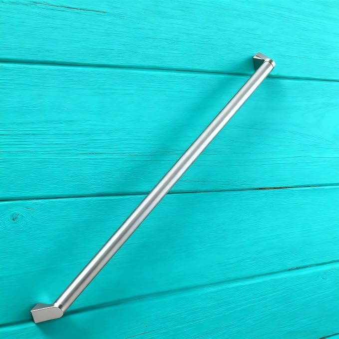 2 FT Handrails for Indoor Stairs,Railings，Outdoor Stairs Handrail，Modern Aluminum Handrail Set, Wall Mounted，Wall Return Bracket More Safety, Rust Free. (Anodized Silver, 2 FT)