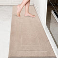 PURRUGS Machine Washable Kitchen Runner Rug 24" x 70", Non-Slip/Skid Hallway Runner Rug, Super Absorbent Soft Area Rug for Kitchen, Hallway & Laundry, Rolled Packaging, Beige