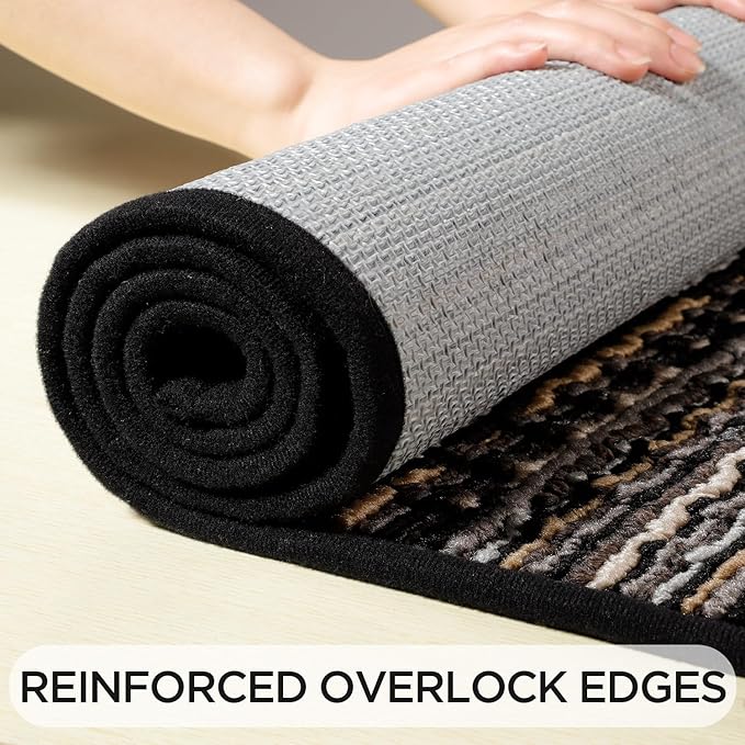 hicorfe Indoor Doormat,Front Back Door Mat Rubber Backing Non Slip Door Mats 20"x31.5" Absorbent Resist Dirt Entrance Doormat Inside Floor Mats for Entryway Washable Low-Profile
