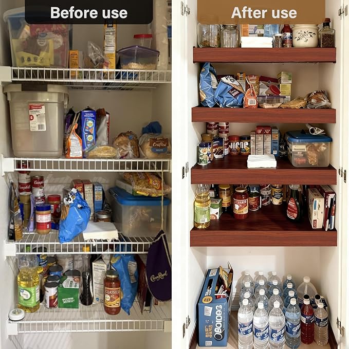 Wire Rack Covers, 30*16 Inch Shelf Covers for wire Shelving, Easy to Cut Closet Wires Shelf Cover-0.31 inch Thick(Not Wood) Moisture Resistant Durable Shelves Cover, Easy Install for Pantry, Kitchen
