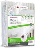 Guardmax Jersey Knitted Mini Crib Size Zippered Mattress Encasement - Waterproof & Bed Bug Proof Mattress Protector - Comfortable, Soft, and Noiseless Zippered Bedding - Dust Mite Proof (24 x 38 x 3)