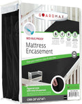 Guardmax Jersey Knitted Crib Size Zippered Mattress Encasement - Waterproof & Bed Bug Proof Mattress Protector - Comfortable, Soft, and Noiseless Zippered Bedding - Dust Mite Proof (28 x 52 x 6)