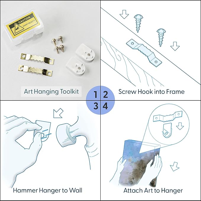 MUDECOR Framed Canvas Print Wall Art Set Abstract Leaf Branch Minimalist Nature-Inspired Beige and Brown Calm for Living Room, Bedroom, Office - 16"x24"x2