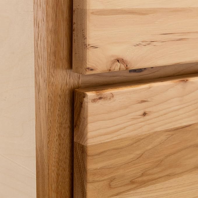 Quicklock RTA (Ready-to-Assemble) | Base Kitchen Cabinets - Shaker Style | Made in America (Rustic Hickory, 24" W x 34.5" H x 24" D 3 Drawer Pots and Pans)