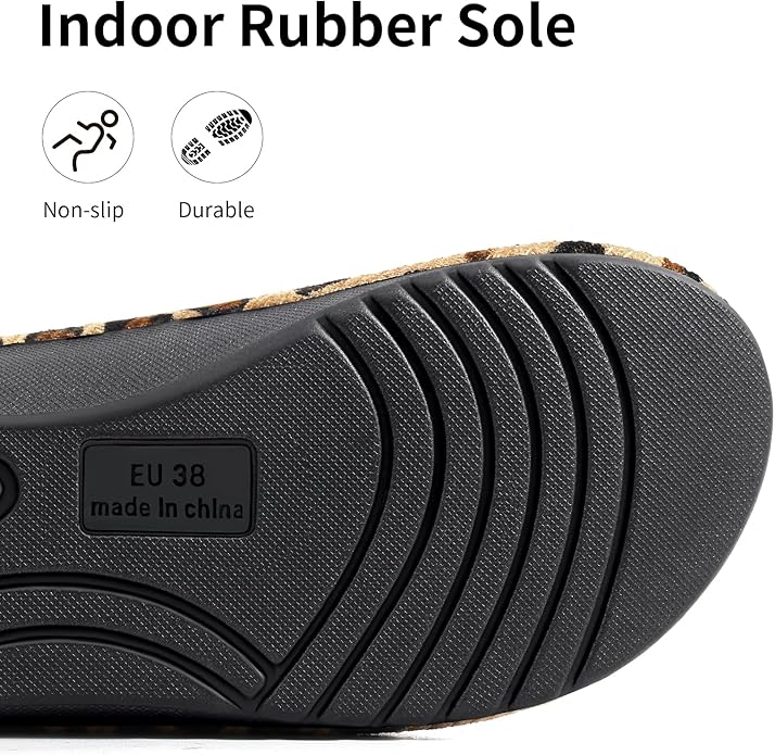 Litfun Orthopedic House Slippers for Women Adjustable Arch Support Indoor Slippers Open Toe Corduroy Bedroom Shoes