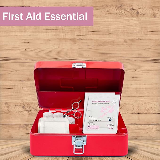 Waterproof Bordered Foam Dressing 6x6-10 Waterproof Bandages for Wound Care - Good for Pressure Sores, Lacerations, Burns, and More