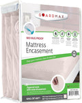 Guardmax Jersey Knitted King Zippered Mattress Encasement - Waterproof & Bed Bug Proof Mattress Protector - Comfortable, Soft, and Noiseless Zippered Bedding - Dust Mite Proof (78 x 80 x 12)