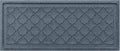 WaterHog Indoor Outdoor Boot Tray Mat – Slip-Resistant Entry Rug for Front Door, Mudroom, Porch, Patio, Garage, All Weather Floor Protector, Made in USA, Cordova Pattern, Bluestone, 15 x 36 Inches