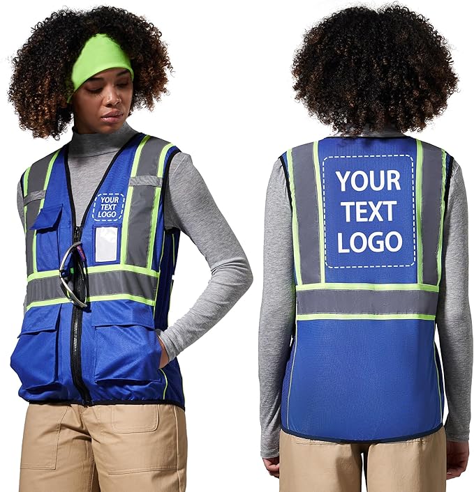 AYKRM 11 color Ladies High Vis Reflective Safety Vest for Women