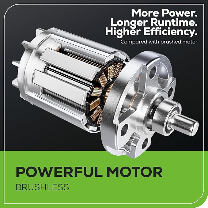 Greenworks 24V Brushless Cordless Impact Driver Kit, 2650 in./lbs Torque 1/4-inch Hex, Variable Speed Impact Drill/Driver Set, Included (2) USB (Power Bank) Batteries and Dual Port Charger, Bits