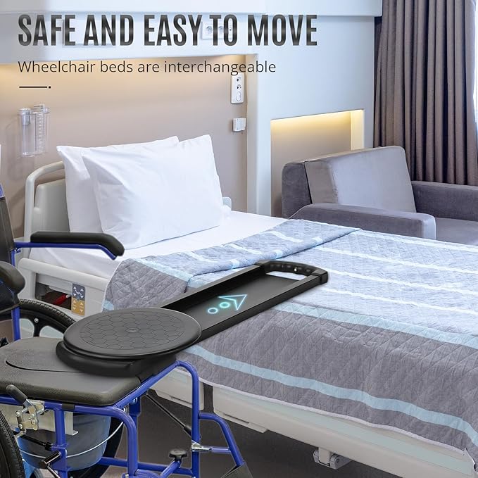 EASACE Transfer Board 35"*12"- Patient Slide Assist Device, Slide Board, Sliding Board to Wheelchair Transfer,Transfer Disc for Elderly, Easy Transfer from Wheelchair to Bed, Toilet, Tub, Car.