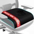 Seat Cushion, Memory Foam Chair Pad, Non-Slip Cushion for Office, Home, Car, Large Desk Chair Cushion, Washable Cover & Handle, Large, Black