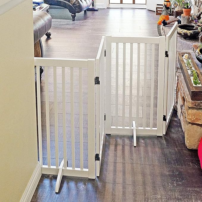 WELLAND Support Feet for 360 Degree Configurable Gate Collection, White, A Pair