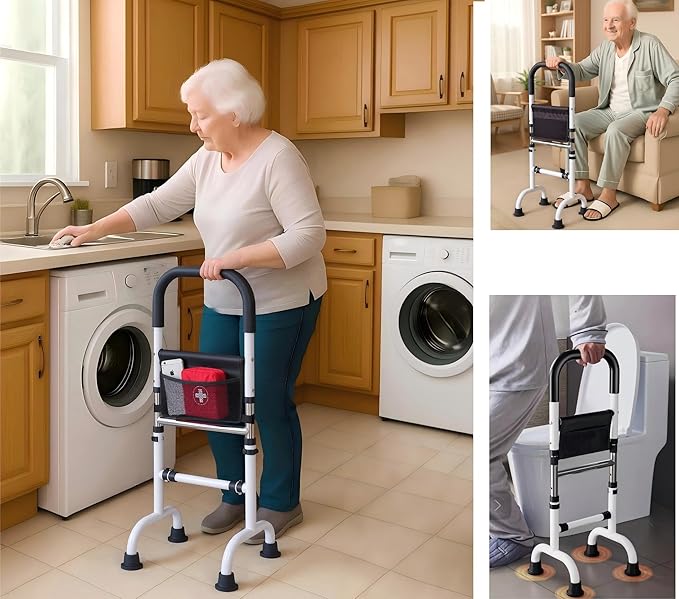 Couch Cane Stand Up Assist Aid for Elderly; Quad Canes for Stability; Aids for Getting Up from Toilet Recliner Chair Bed; Knee Hip Post Surgery Recovery Aid; Height Adjustable to 36''
