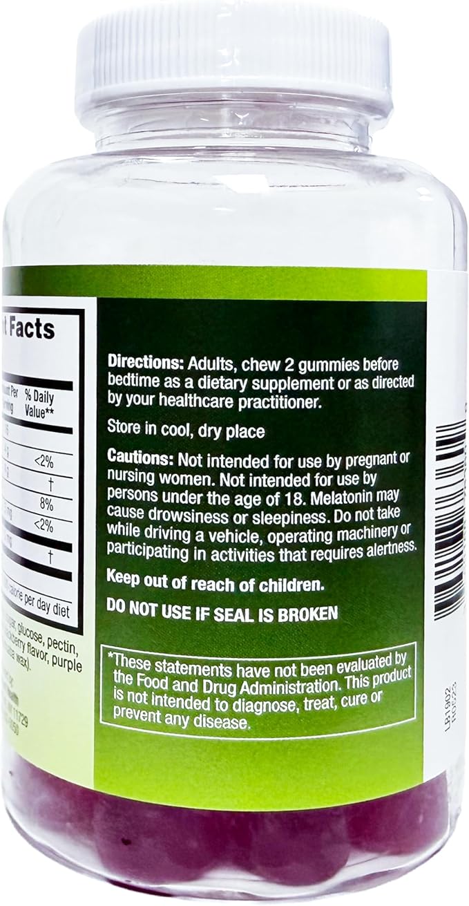 HealthA2Z® Melatonin Gummies| 60 Counts | 5mg | Natural Sleep Aid for Deep & Restful Sleep | BlackBerry Flavor | Sleep Aid Gummies