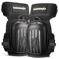 Thunderbolt Knee Pads for Men Construction Knee Pads for Work for Men and Women with Double Gel for Gardening Flooring Roofing Heavy Duty with Extra Thick Foam and Strong Adjustable Non-Slip Straps